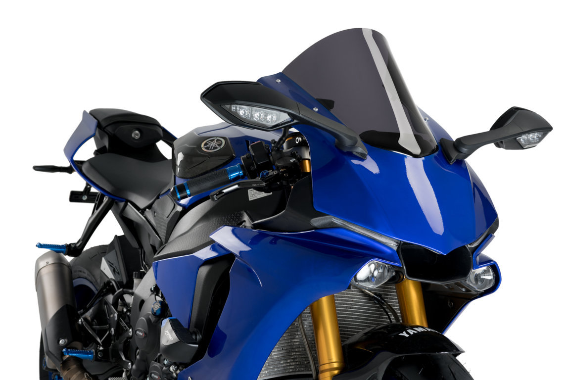 Puig R-Racer Windscreen - 2015-2019 Yamaha YZF-R1 / R1M / R1S - 3632*